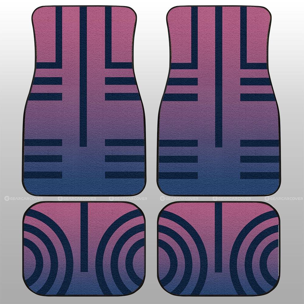 Akaza Uniform Car Floor Mats Custom Demon Slayer Anime Car Accessories - Gearcarcover - 2