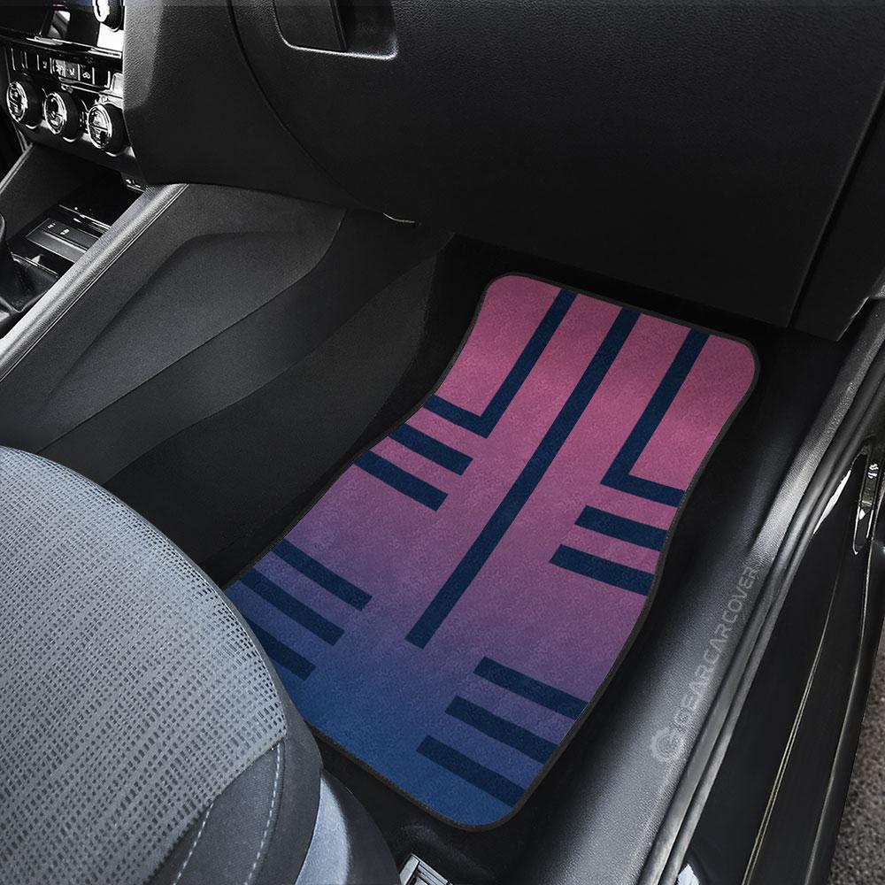 Akaza Uniform Car Floor Mats Custom Demon Slayer Anime Car Accessories - Gearcarcover - 4