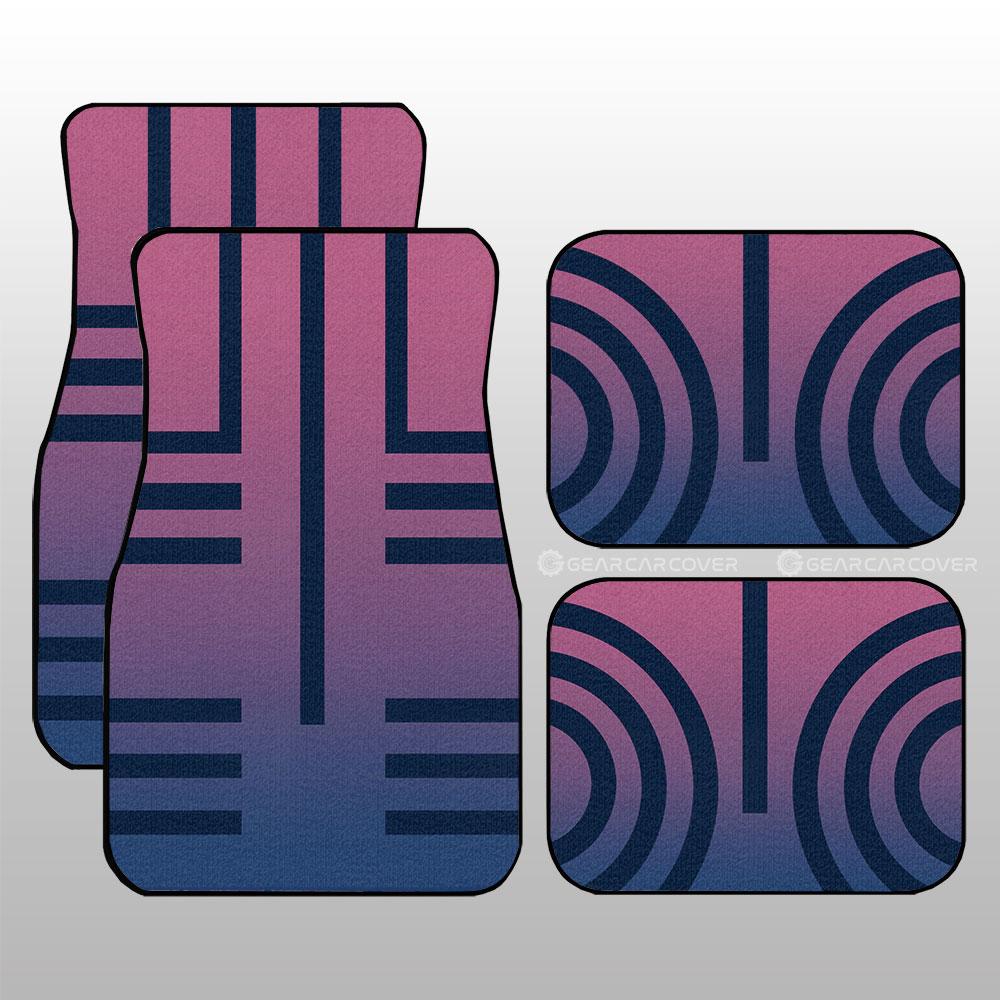 Akaza Uniform Car Floor Mats Custom Demon Slayer Anime Car Accessories - Gearcarcover - 1