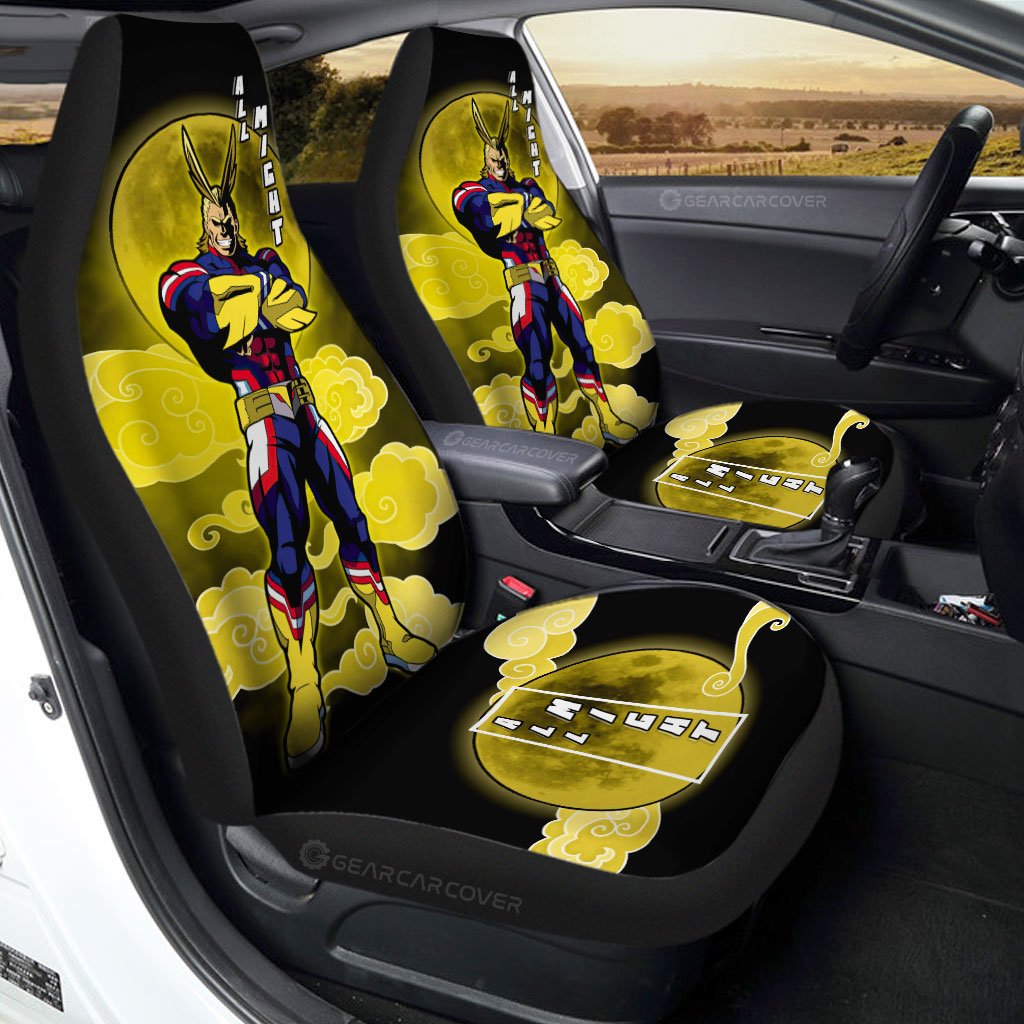 All Might Car Seat Covers Custom Anime My Hero Academia Car Interior Accessories - Gearcarcover - 1