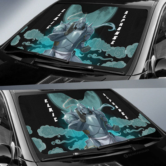 Alphonse Elric Car Sunshade Custom Fullmetal Alchemist Anime Car Accessories - Gearcarcover - 2