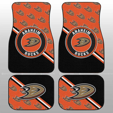 Anaheim Ducks Car Floor Mats Custom Car Accessories For Fans - Gearcarcover - 1