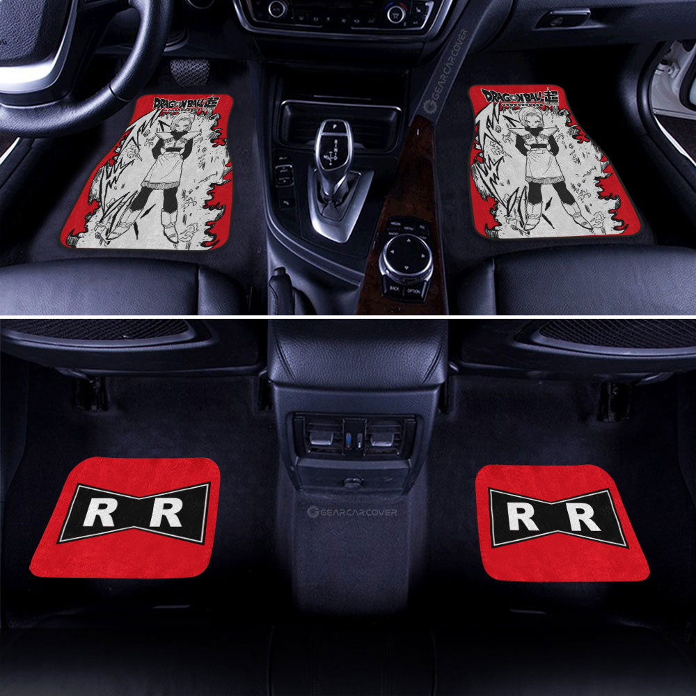 Android 18 Car Floor Mats Custom Dragon Ball Anime Car Accessories Manga Style For Fans - Gearcarcover - 3