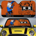 Android 18 Car Sunshade Custom Dragon Ball Anime Manga Color Style - Gearcarcover - 1