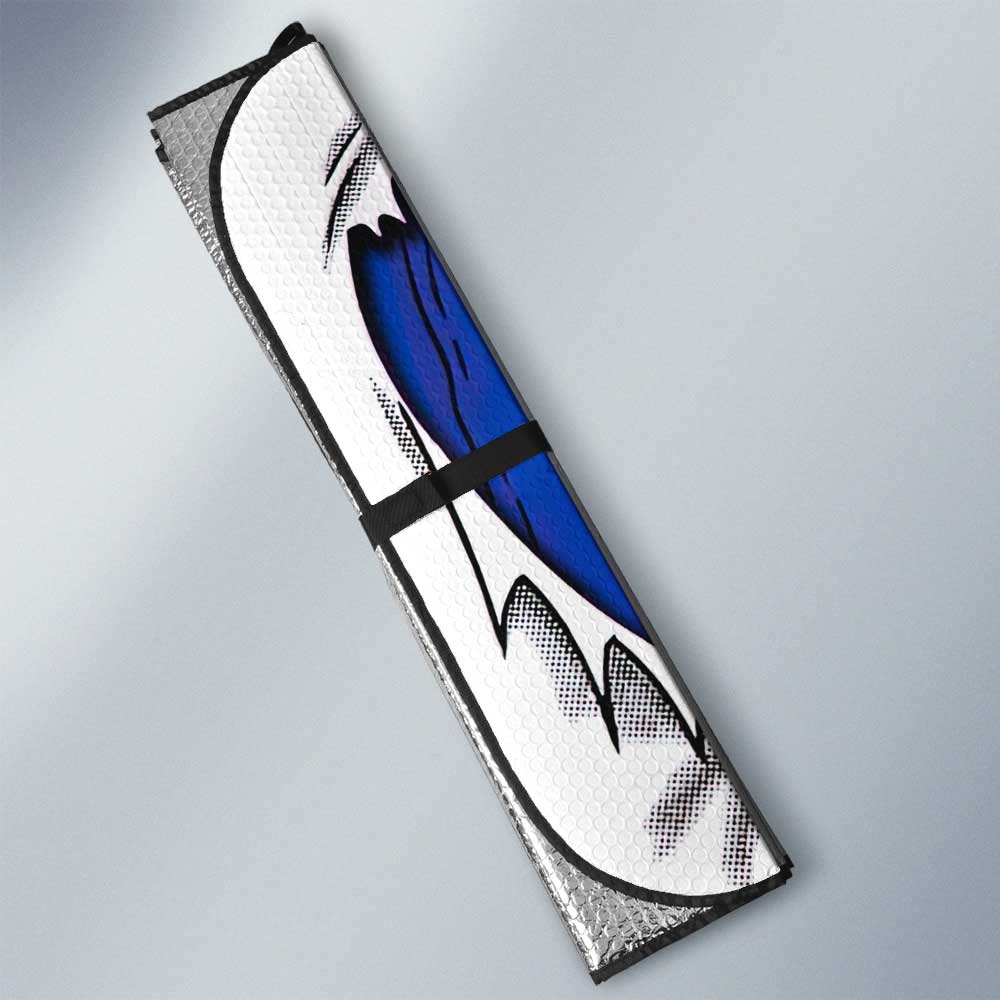 Android 18 Uniform Car Sunshade Custom Dragon Ball Anime - Gearcarcover - 3