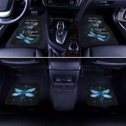 Angel Dragonfly Car Floor Mats Custom Angel Among Us Car Accessories - Gearcarcover - 2