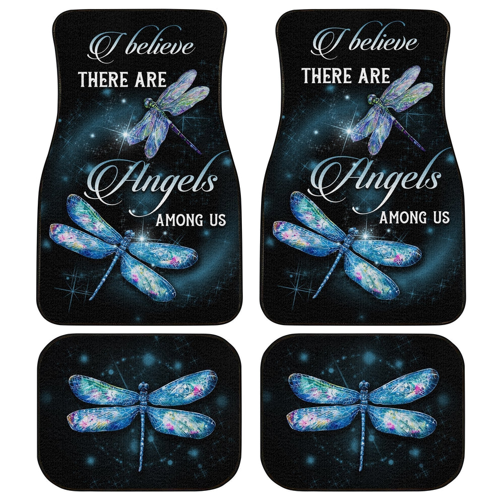 Angel Dragonfly Car Floor Mats Custom Angel Among Us Car Accessories - Gearcarcover - 1