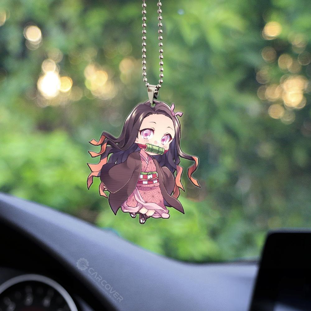 Anime Demon Slayer Nezuko Ornament Custom Car Interior Accessories - Gearcarcover - 2