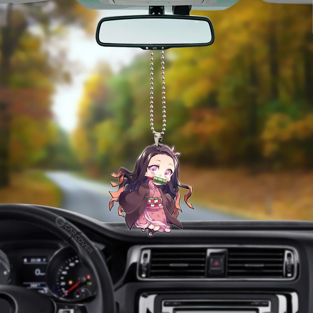 Anime Demon Slayer Nezuko Ornament Custom Car Interior Accessories - Gearcarcover - 3