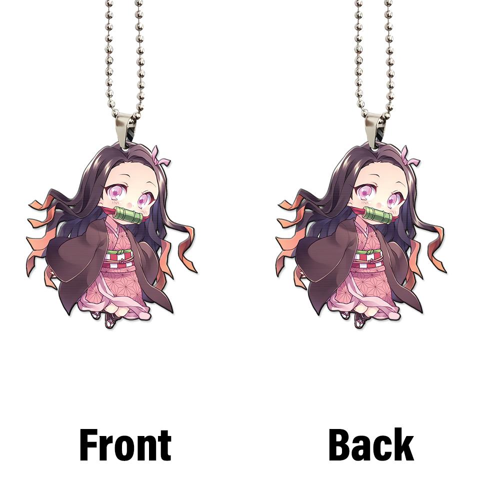 Anime Demon Slayer Nezuko Ornament Custom Car Interior Accessories - Gearcarcover - 4