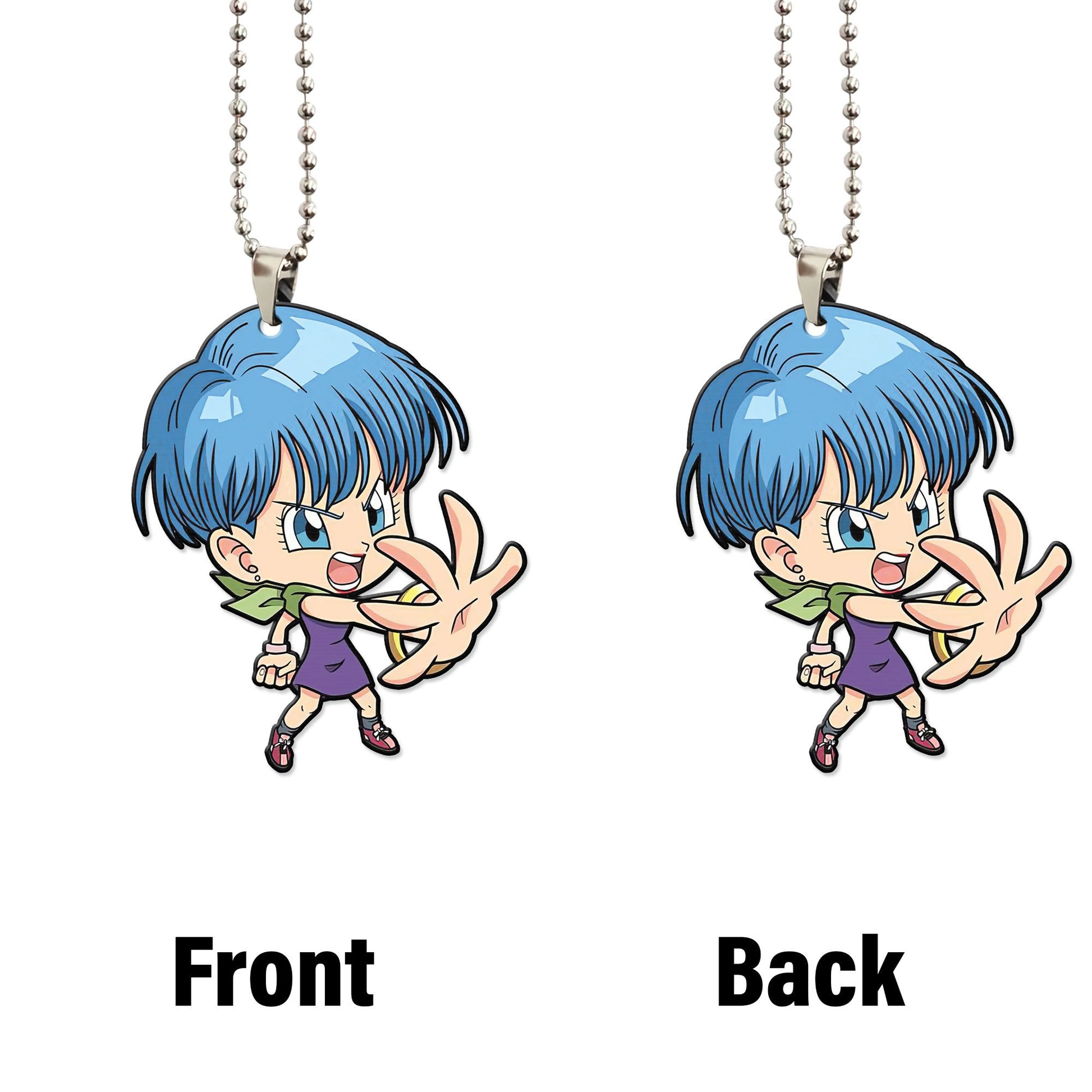 Anime Dragon Ball Bulma Ornament Custom Car Accessories - Gearcarcover - 4