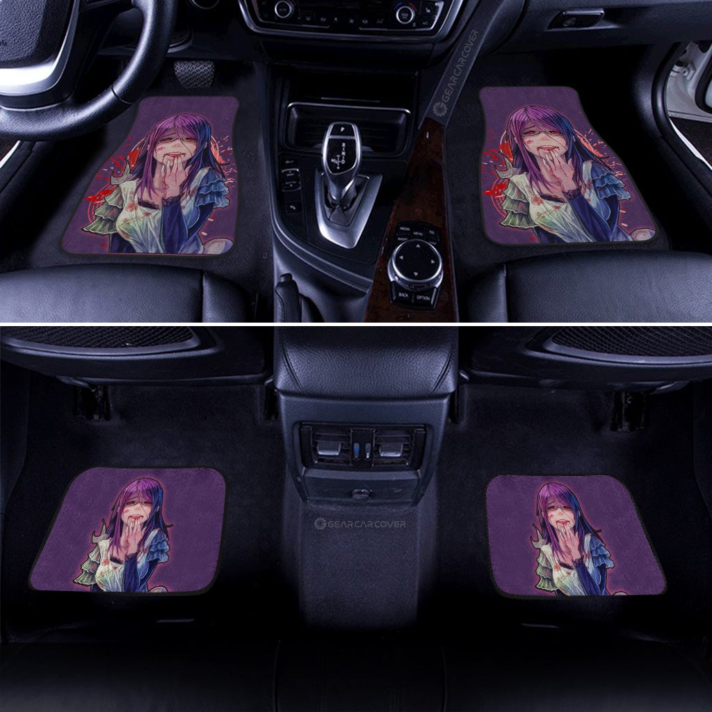 Anime Girl Rize Kamishiro Car Floor Mats Custom Tokyo Ghoul Anime - Gearcarcover - 3