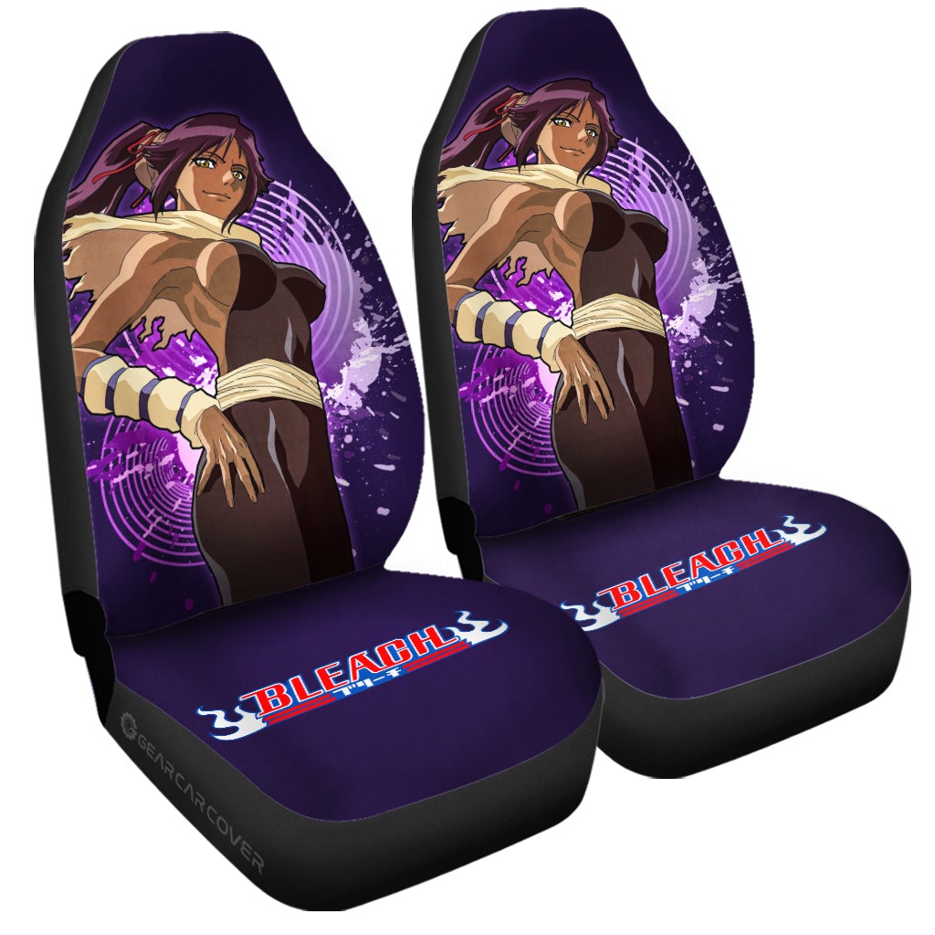 Anime Sexy Girl Yoruichi Car Seat Covers Custom Bleach Anime - Gearcarcover - 3
