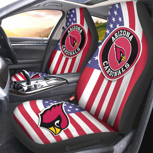 Arizona Cardinals Car Seat Covers Custom Car Decor Accessories - Gearcarcover - 2