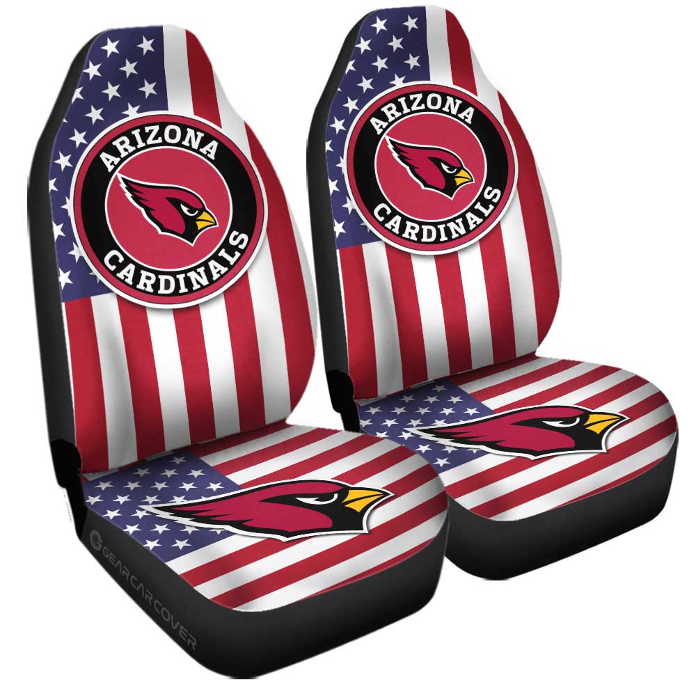 Arizona Cardinals Car Seat Covers Custom Car Decor Accessories - Gearcarcover - 3
