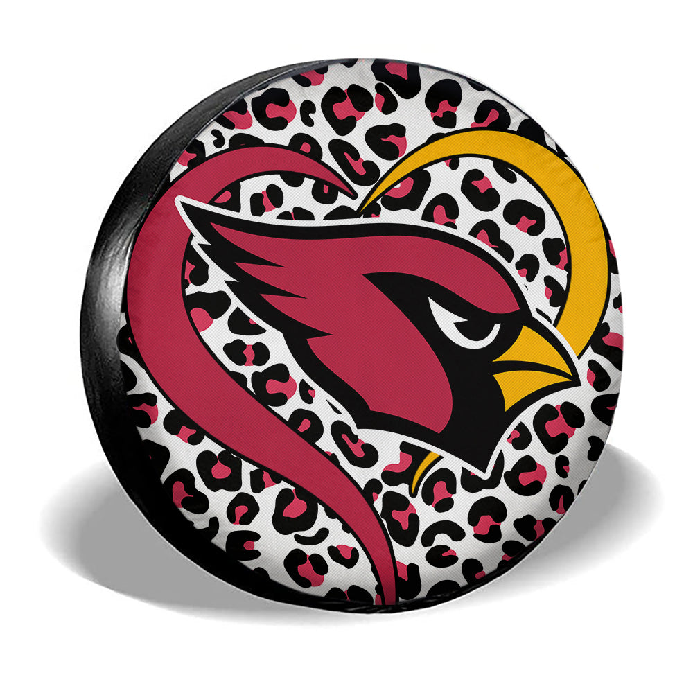 Arizona Cardinals Spare Tire Cover Custom For Fans - Gearcarcover - 3