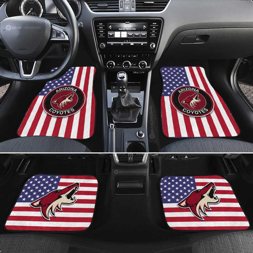Arizona Coyotes Car Floor Mats Custom Car Decor Accessories - Gearcarcover - 2