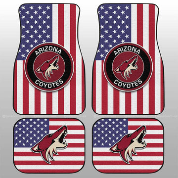 Arizona Coyotes Car Floor Mats Custom Car Decor Accessories - Gearcarcover - 1