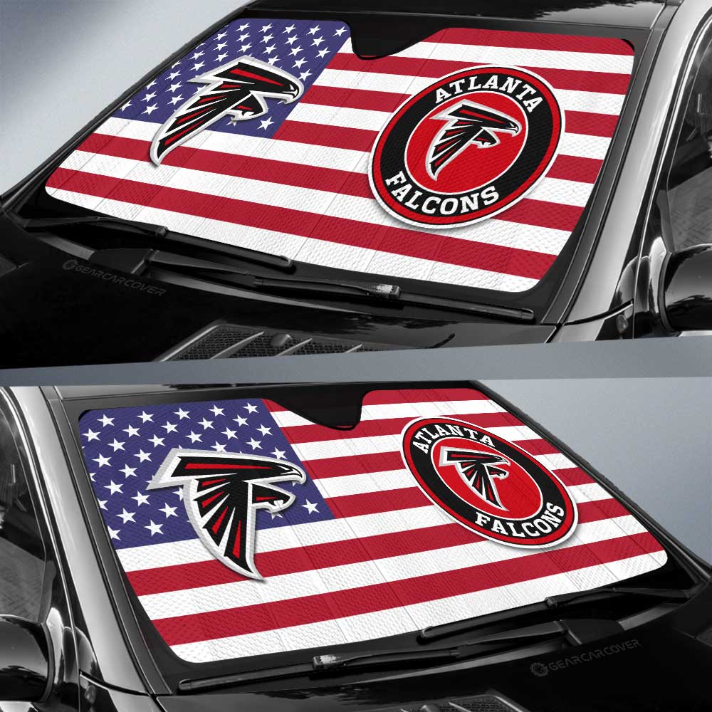 Atlanta Falcons Car Sunshade Custom Car Decor Accessories - Gearcarcover - 2