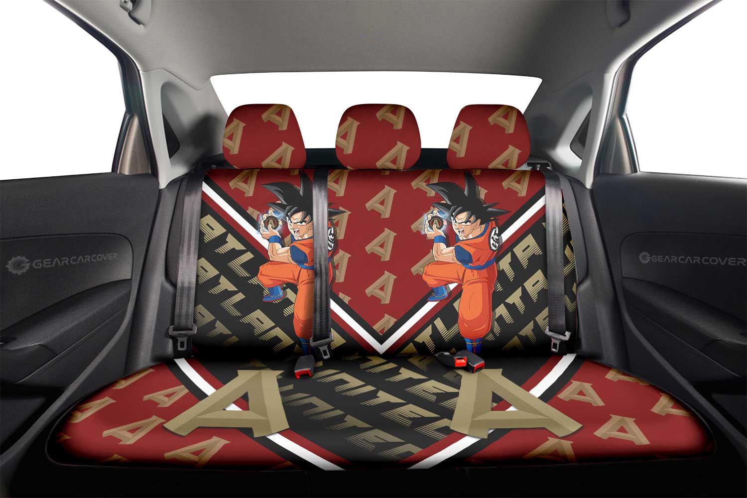Atlanta United FC Car Back Seat Covers Custom Car Accessories For Fans - Gearcarcover - 2
