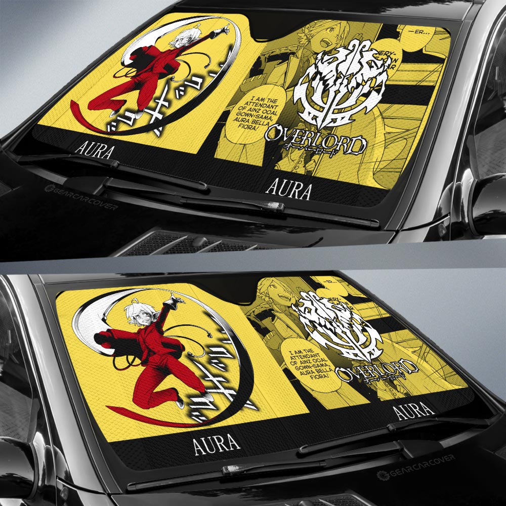 Aura Bella Fiora Car Sunshade Custom Overlord Anime For Car - Gearcarcover - 2