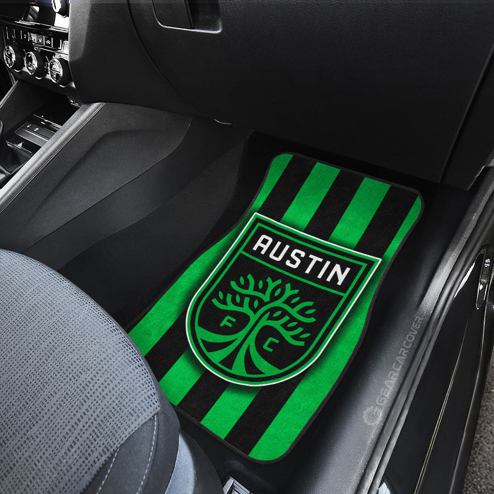Austin FC Car Floor Mats Custom Car Accessories For Fans - Gearcarcover - 3