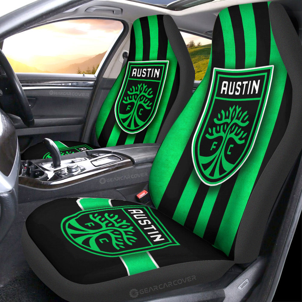 Austin FC Car Seat Covers Custom Car Accessories For Fans - Gearcarcover - 3