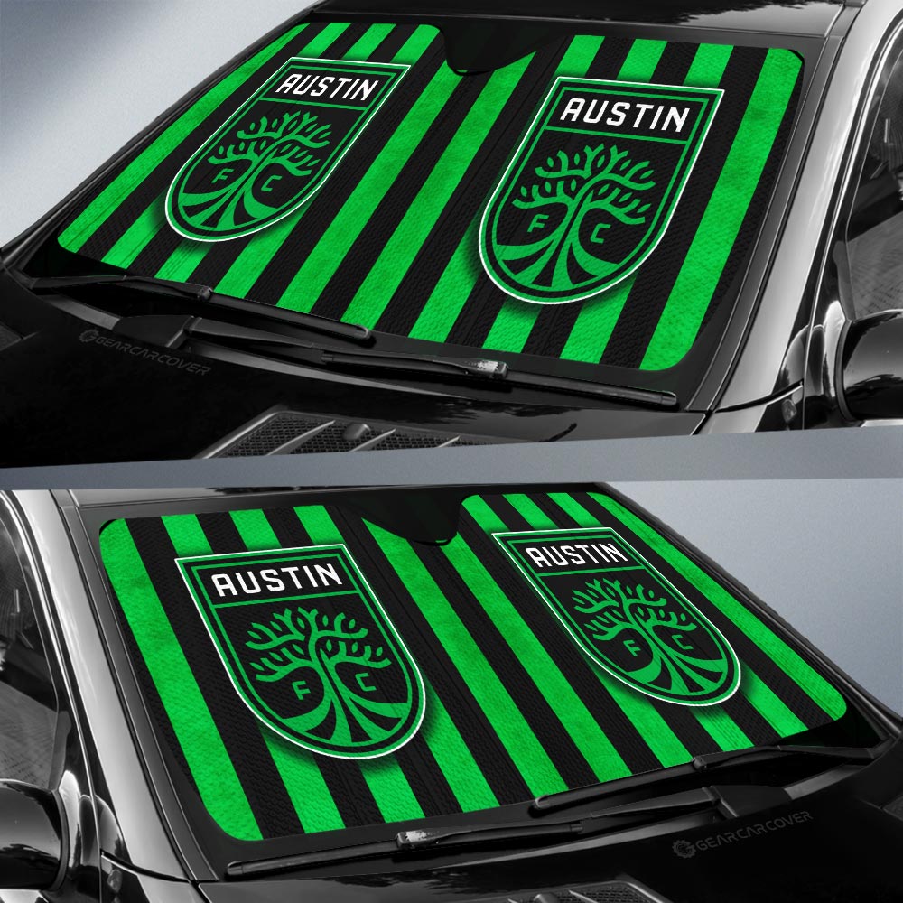 Austin FC Car Sunshade Custom Car Interior Accessories - Gearcarcover - 2