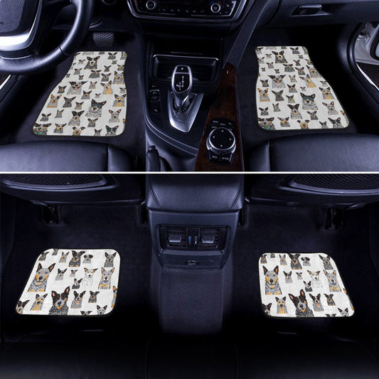 Australian Cattle Dog Car Floor Mats Custom Dog Car Accessories - Gearcarcover - 2