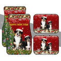 Australian Shepherds Christmas Car Floor Mats Custom Car Accessories For Dog Lovers - Gearcarcover - 1