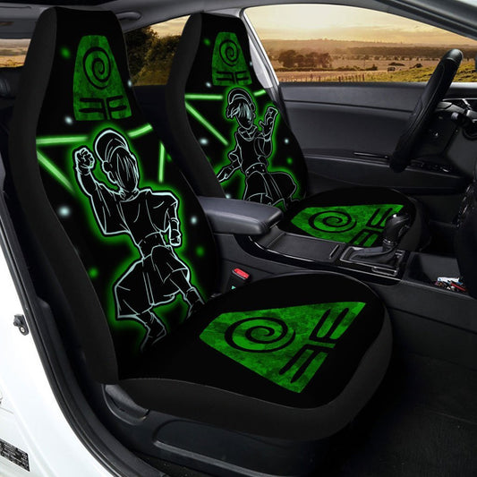 Avatar Toph Beifong Car Seat Covers Custom Anime Car Accessories - Gearcarcover - 2
