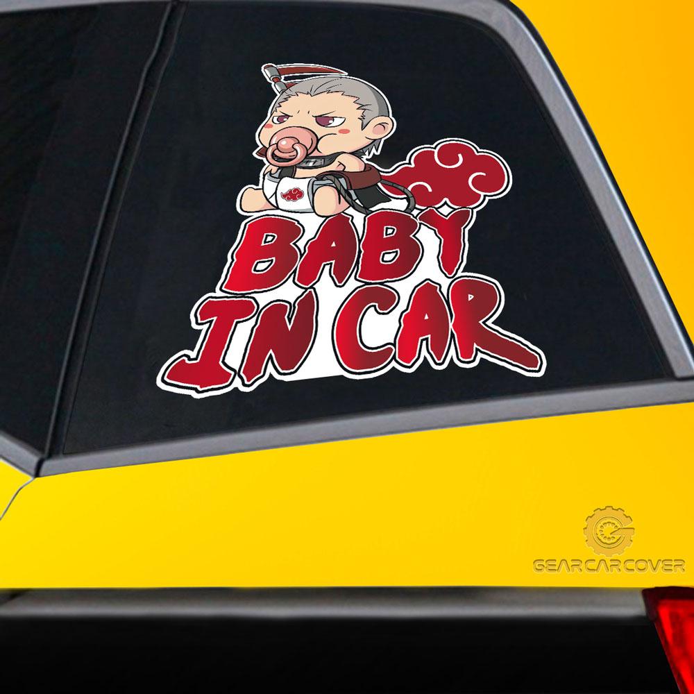 Baby In Car Hidan Car Sticker Custom Akatsuki Member Naru Anime Car Accessories - Gearcarcover - 2