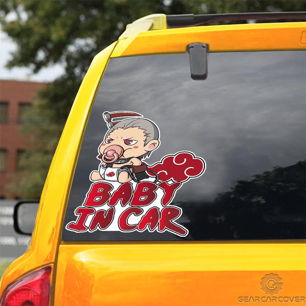 Baby In Car Hidan Car Sticker Custom Akatsuki Member Naru Anime Car Accessories - Gearcarcover - 3