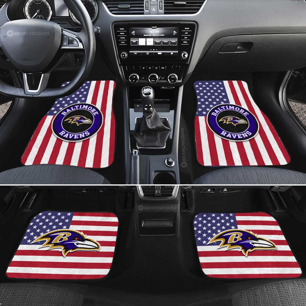Baltimore Ravens Car Floor Mats Custom Car Decor Accessories - Gearcarcover - 2