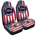 Baltimore Ravens Car Seat Covers Custom Car Decor Accessories - Gearcarcover - 3