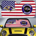 Baltimore Ravens Car Sunshade Custom Car Decor Accessories - Gearcarcover - 1