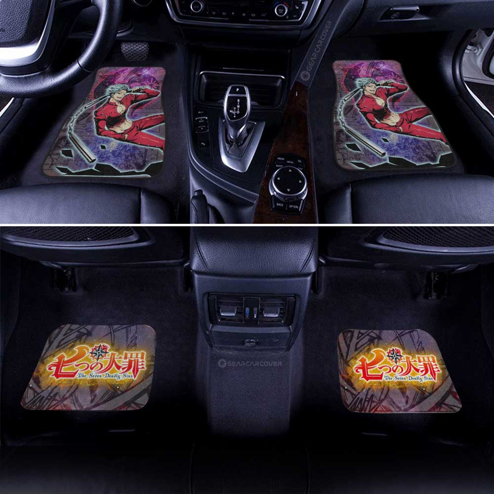 Ban Car Floor Mats Custom Seven Deadly Sins Anime Galaxy Manga Style - Gearcarcover - 3