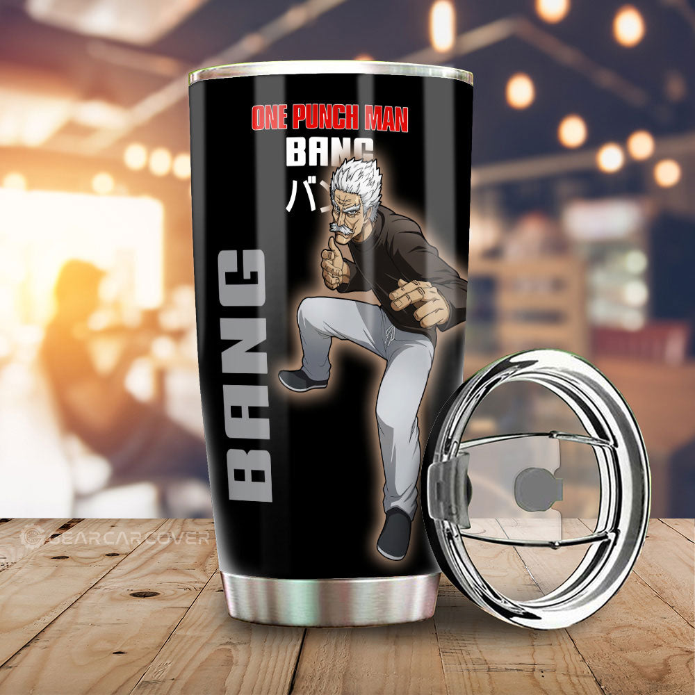 Bang Tumbler Cup Custom One Punch Man Anime Car Interior Accessories - Gearcarcover - 2
