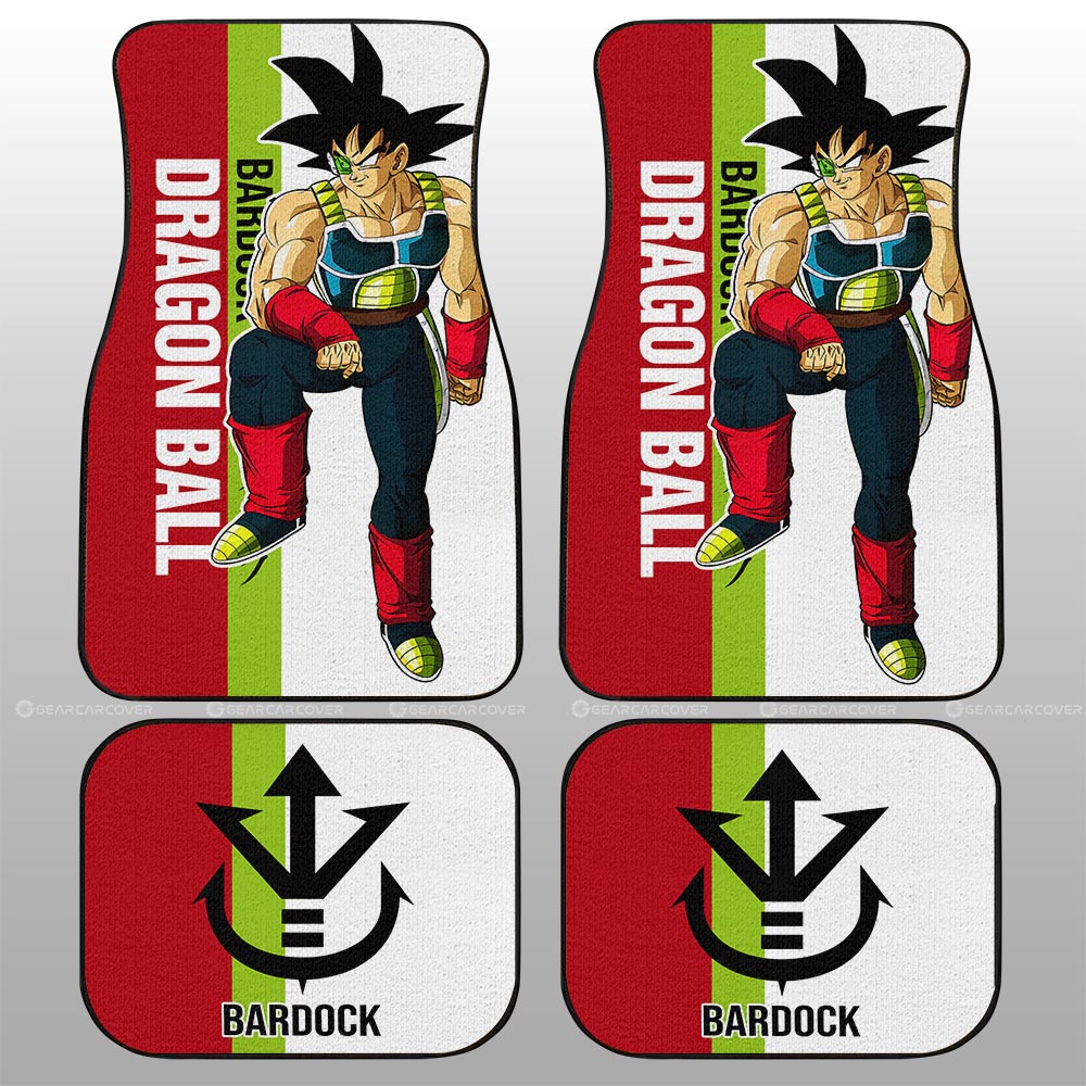 Bardock Car Floor Mats Custom Dragon Ball Car Accessories For Anime Fans - Gearcarcover - 2