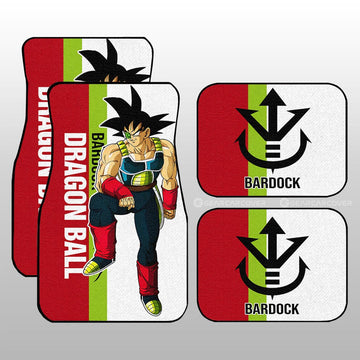 Bardock Car Floor Mats Custom Dragon Ball Car Accessories For Anime Fans - Gearcarcover - 1