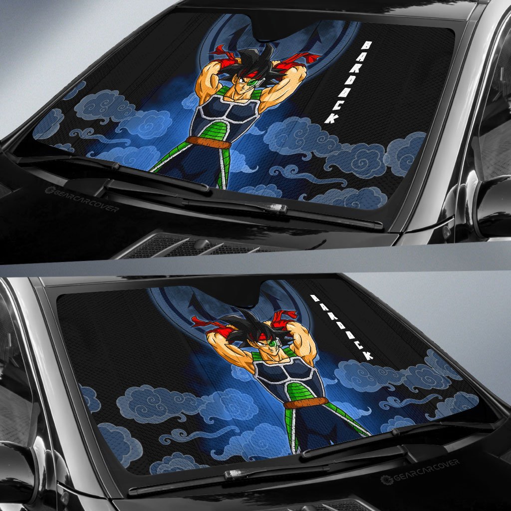 Bardock Car Sunshade Custom Dragon Ball Anime Car Accessories - Gearcarcover - 2