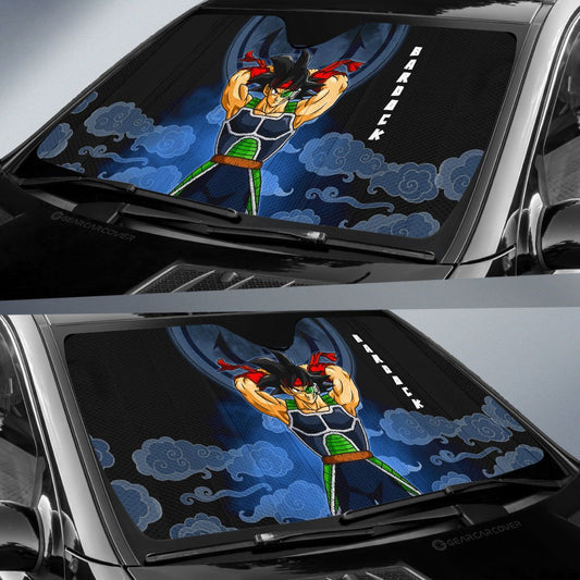 Bardock Car Sunshade Custom Dragon Ball Anime Car Accessories - Gearcarcover - 2