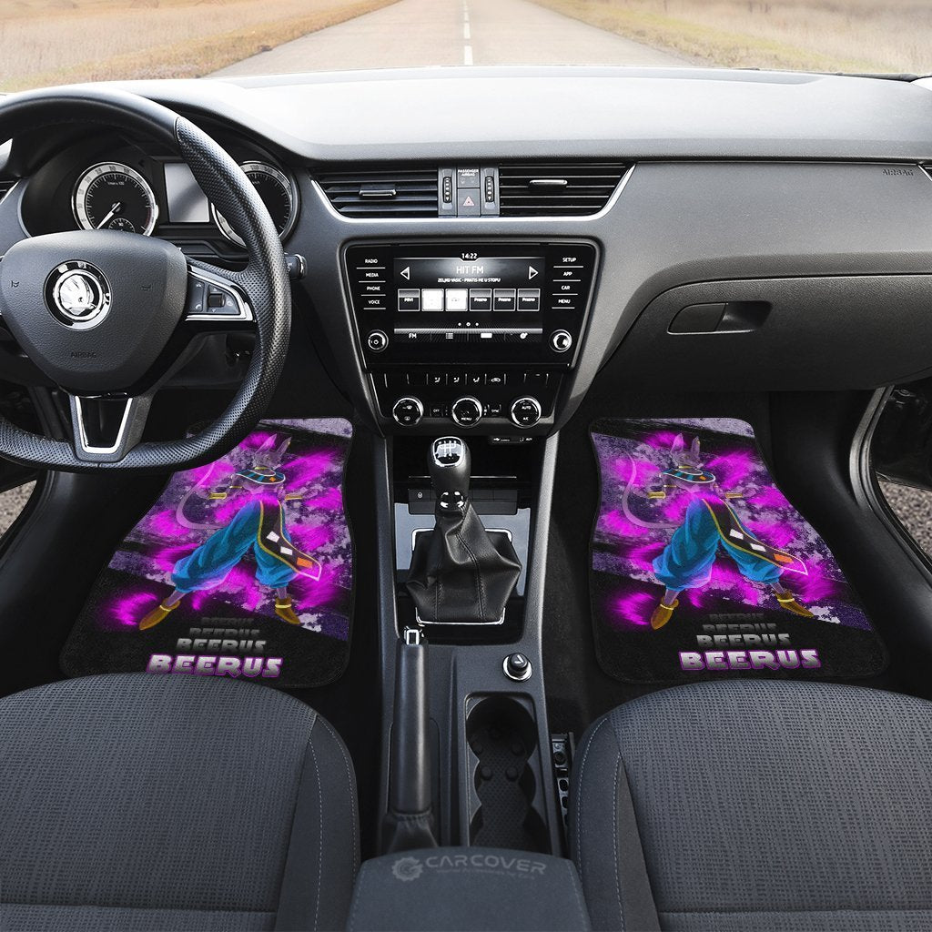 Beerus Car Floor Mats Custom Anime Dragon Ball Car Accessories - Gearcarcover - 3