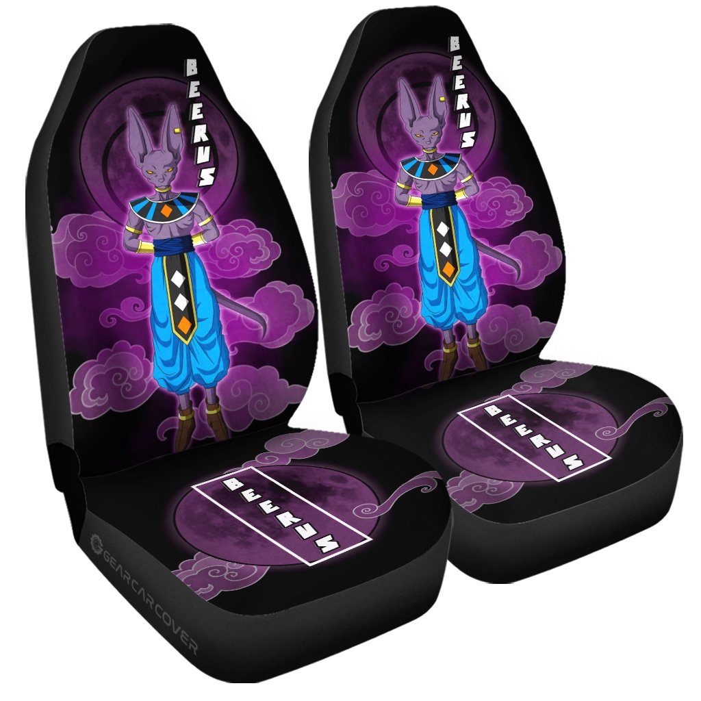 Beerus Car Seat Covers Custom Anime Dragon Ball Car Accessories - Gearcarcover - 3