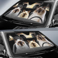 Birman Car Sunshade Custom Cat Car Interior Accessories For Cat Lovers - Gearcarcover - 2