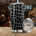 Black Skin Pattern Crocodile Tumbler Stainless Steel - Gearcarcover - 1