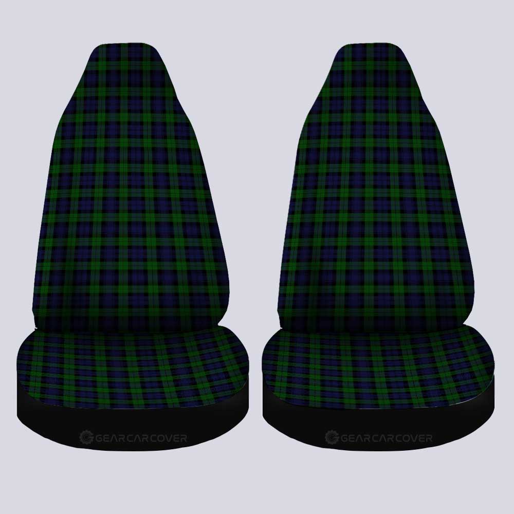 Black Watch Car Seat Covers Custom Tartan Car Accessories - Gearcarcover - 2