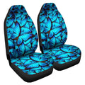 Blue Butterfly Car Seat Covers Custom Cool Car Accessories - Gearcarcover - 4