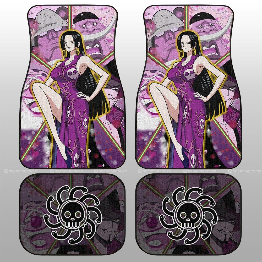 Boa Hancock Car Floor Mats Custom One Piece Anime Car Accessories For Anime Fans - Gearcarcover - 2