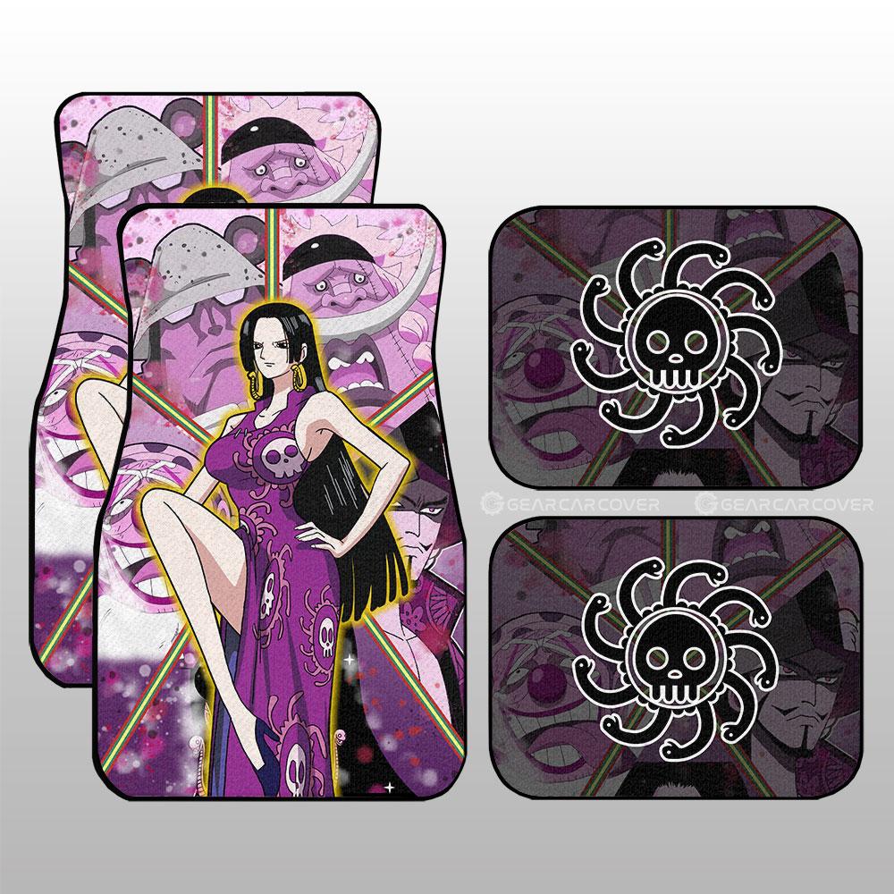 Boa Hancock Car Floor Mats Custom One Piece Anime Car Accessories For Anime Fans - Gearcarcover - 1